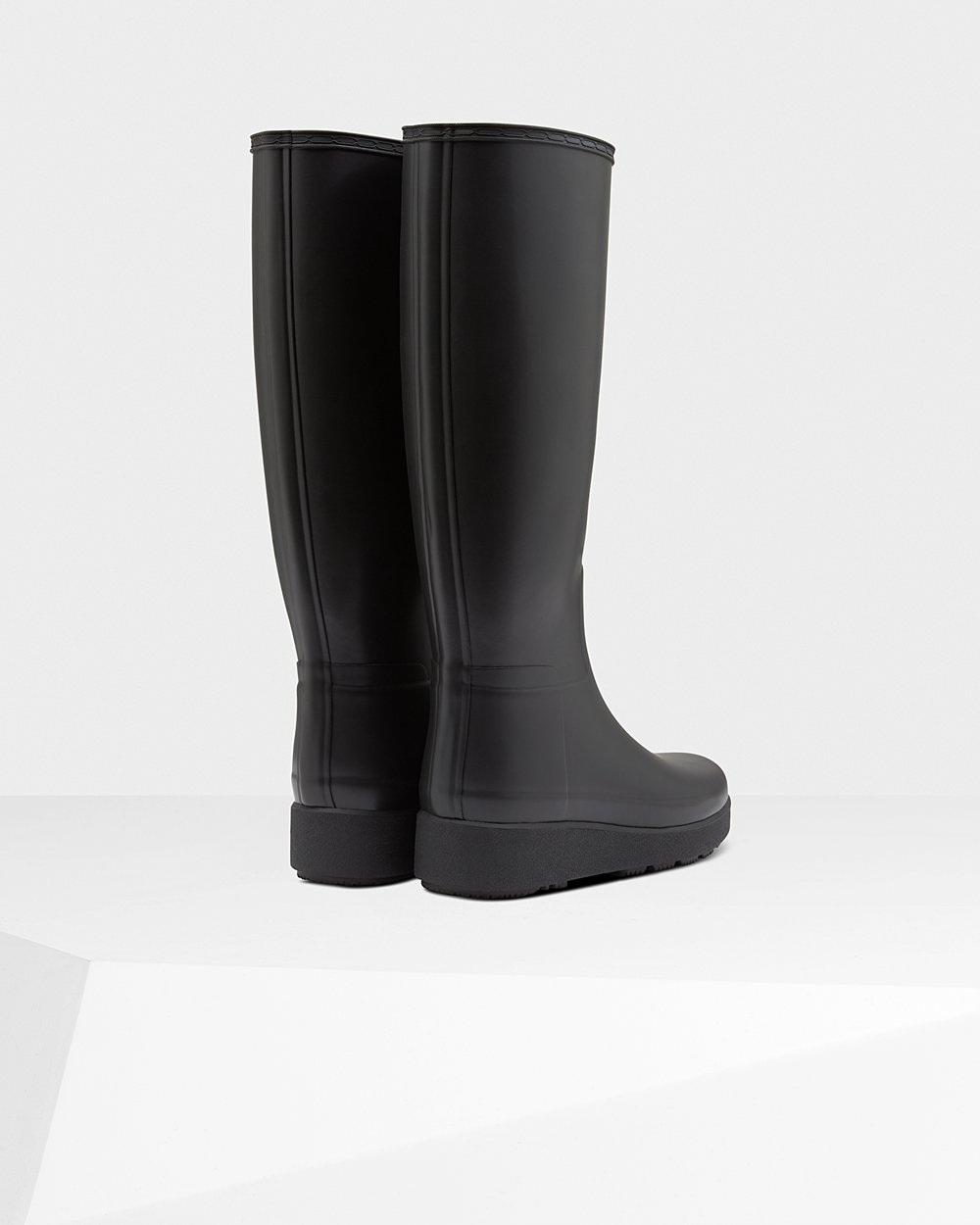 Botas Creeper Hunter Mujer - Refined Slim Fit Tall - Negros - EXYNPHS-47